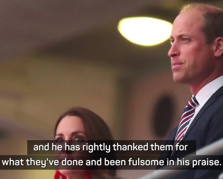 Southgate reveals Duke of Cambridge consoled England dressing room after defeat