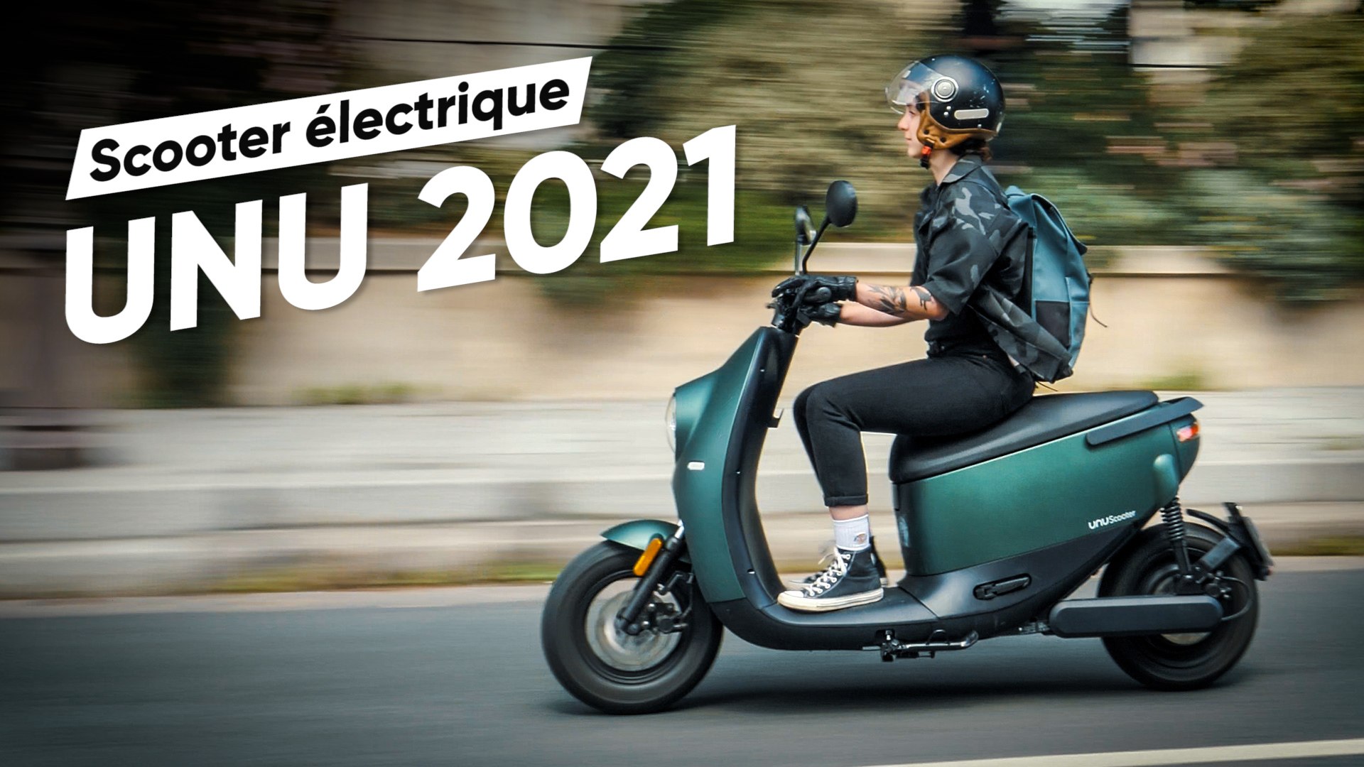 Test du Unu 2021 : le plus beau des scooters électriques - Vidéo Dailymotion