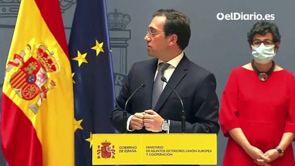 José Manuel Albares toma posesión como nuevo ministro de Asuntos Exteriores y se refiere a Marruecos como "gran amigo"