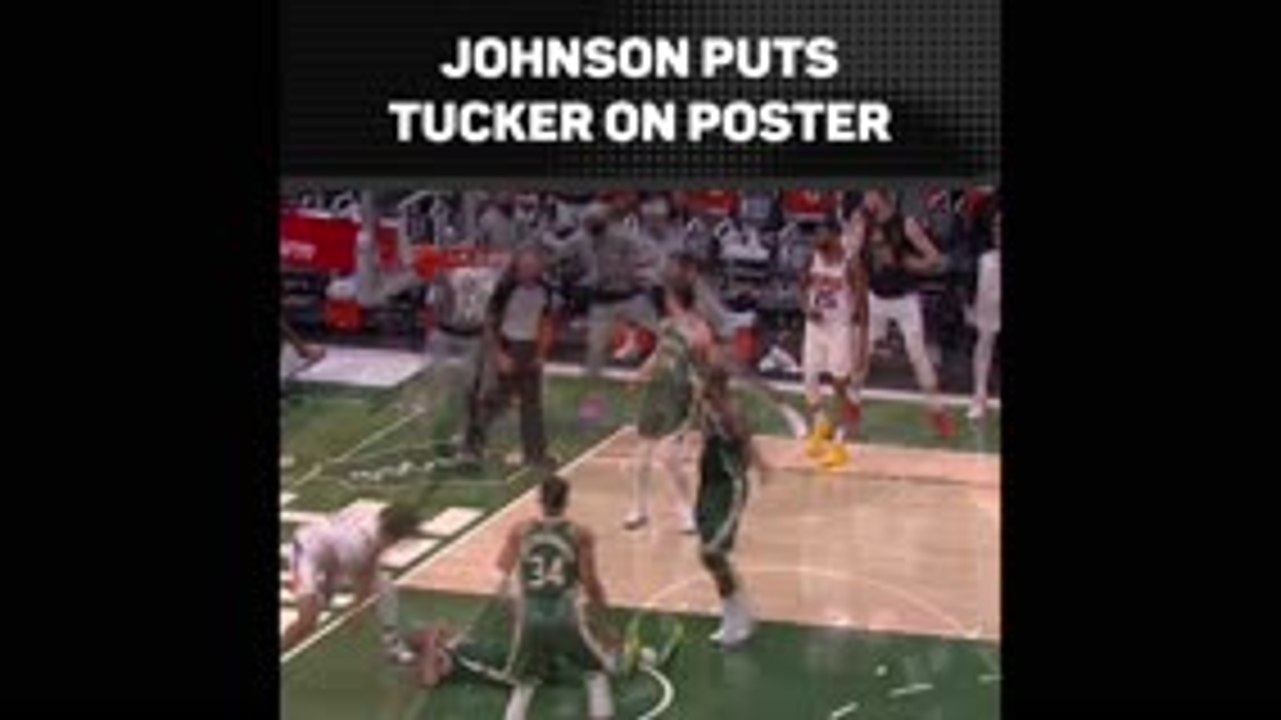 Johnson puts Tucker on poster