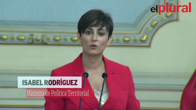 Toma de posesión de Isabel Rodríguez, Ministra de Política Territorial