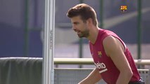 Primer entrenamiento de la pretemporada del Barça