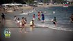 ¡Abarrotadas! Así lucen las playas de Acapulco en plena tercera ola de contagios