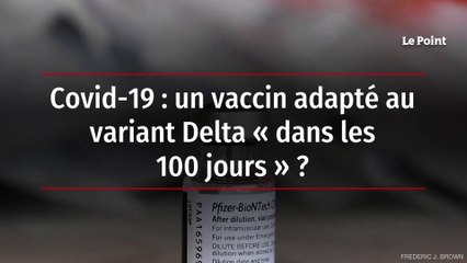 Covid-19 : un vaccin adapté au variant Delta « dans les 100 jours » ?