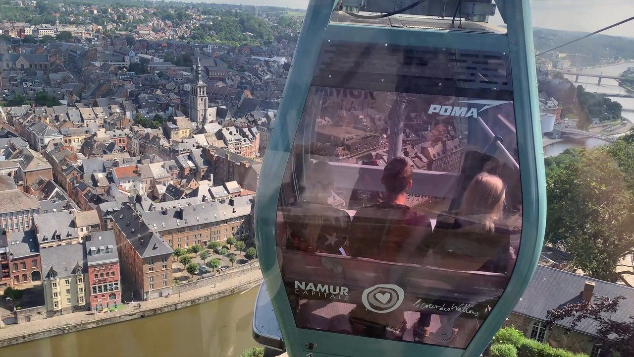 Les plus belles attractions touristiques wallonnes : le téléphérique de Namur