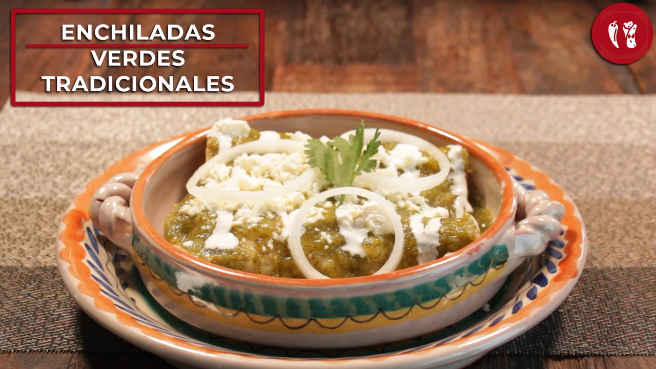 Enchiladas verdes tradicionales | Receta de la cocina mexicana para el desayuno | Directo al Paladar México