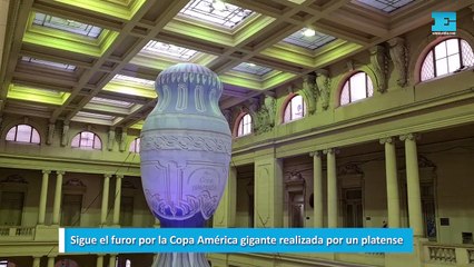 Sigue el furor por la Copa América gigante realizada por un platense