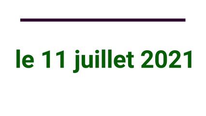 FAUNE SAUVAGE DU 11 JUILLET 2021