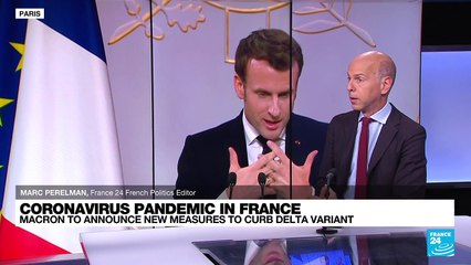 France's Macron to announce new measures to curb Delta variant