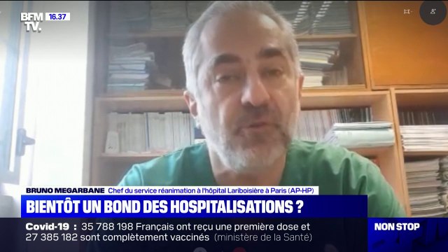 Bond des hospitalisations: C'est une crainte que nous avons mais elle ne sera pas immédiate , selon Bruno Megarbane