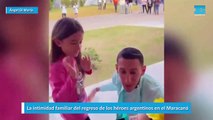 La intimidad familiar del regreso de los héroes argentinos en el Maracaná