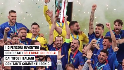Euro2020, Chiellini e Bonucci da protagonisti in campo a eroi sui social