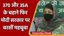 Jammu Kashmir: Article 370, 35A का Mehbooba Mufti ने फिर छेड़ा राग, कही ये बात | वनइंडिया हिंदी