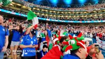 Euro2020, l'Italia è campione d'Europa: la gioia dei tifosi italiani presenti a Wembley