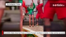 Euro2020, Italia vince ma Fedez e Chiara Ferragni esultano in ritardo: il video comico sui social