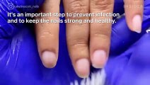 How to professionally clean and maintain cuticles