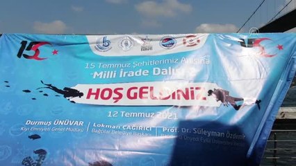 İstanbul Boğazı'nda "Milli İrade-2 Dalışı"
