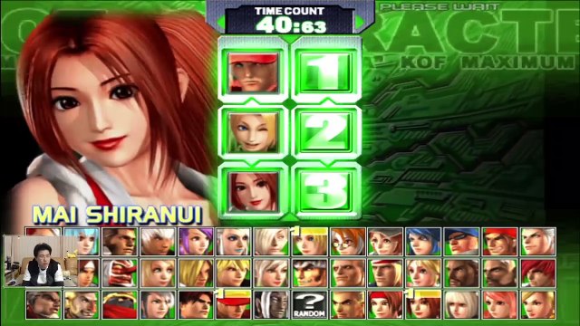 (PS2) KOF Maximum Impact Reg A - 03 - Team 3 - Terry Bogard, Mai Shiranui, Blue Mary ... Wild Wolf? pt1