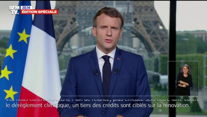 Emmanuel Macron: "Nous devrons engager, dès que les conditions sanitaires seront réunies, la réforme des retraites"