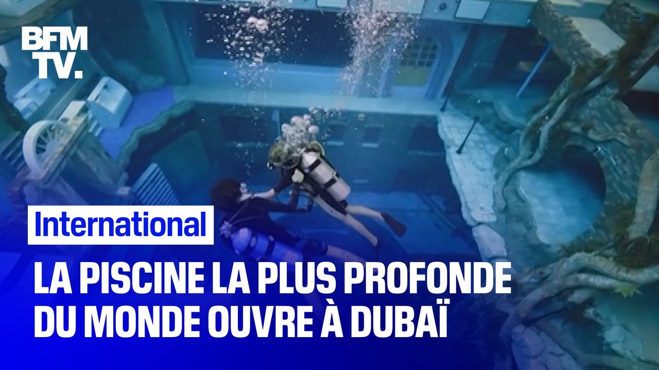 À Dubaï, la piscine la plus profonde du monde ouvre ses portes