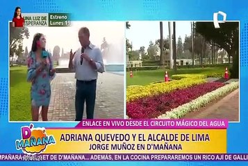 ¡D'Mañana celebró sus seis meses con el alcalde Muñoz en Circuito Mágico del Agua!