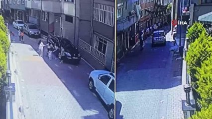 Geri gelen otomobil 10 yaşındaki kız çocuğunun bacaklarını böyle ezdi
