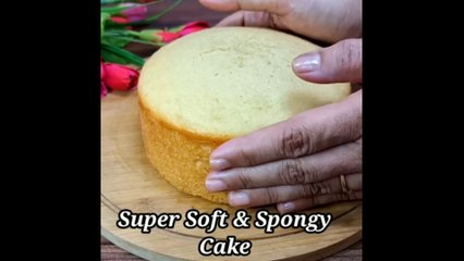 Basic Eggless Spong Cake/बिना अंडे का स्पोंज केक