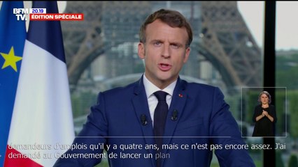 Emmanuel Macron: "La réforme de l'assurance chômage sera pleinement mise en œuvre dès le 1er octobre"