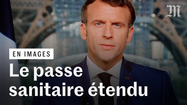 Macron annonce le passe sanitaire élargi début août et le vaccin obligatoire pour les soignants
