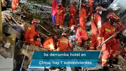 Al menos un muerto y 10 desaparecidos tras derrumbe de hotel en China