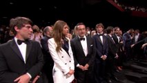 Ovation pour l'équipe du film 