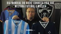 Dia Mundial do Rock: conheça loja que mistura futebol e música, duas paixões nacionais