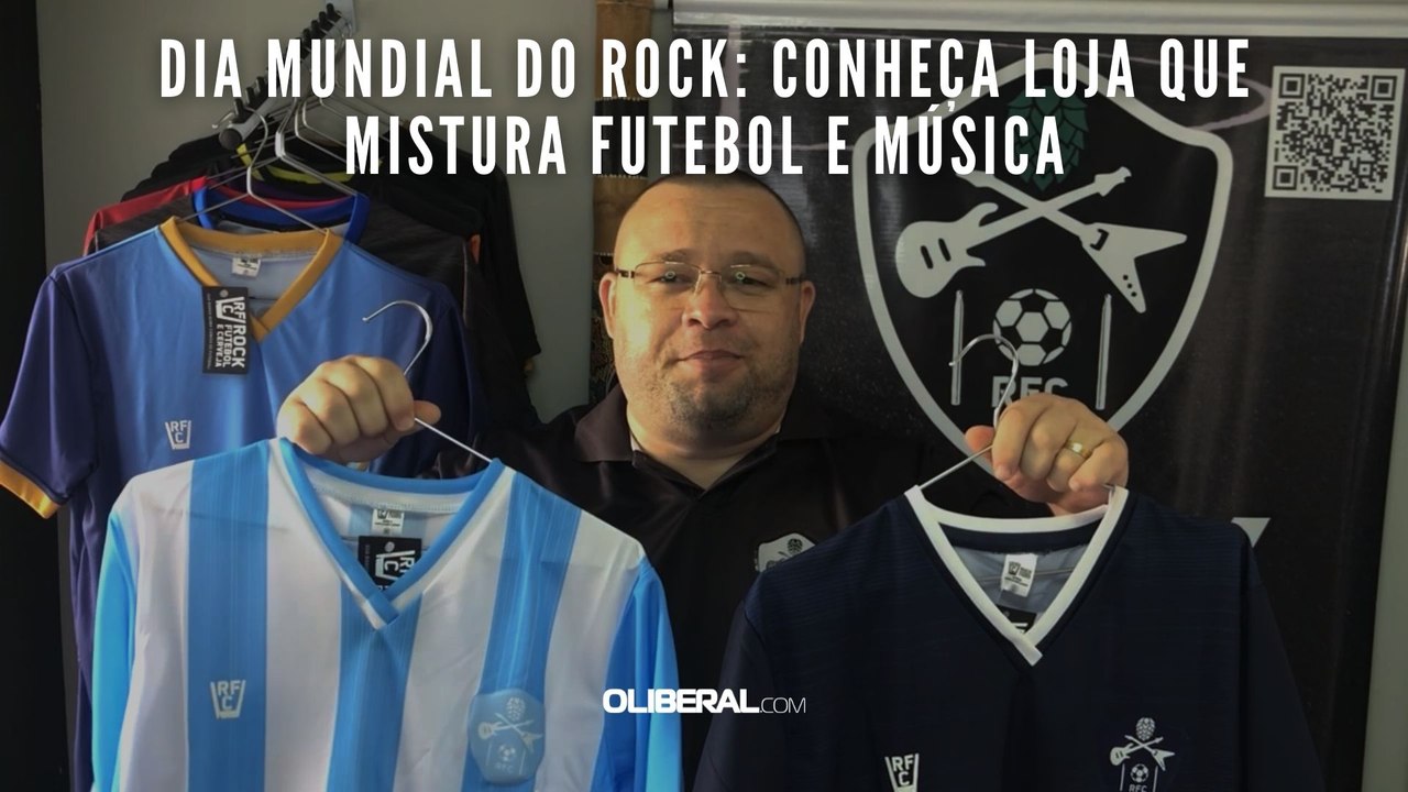 Dia Mundial do Rock: conheça loja que mistura futebol e música, duas paixões nacionais