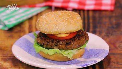 Hamburguesa de Frijol. | Cocina Delirante