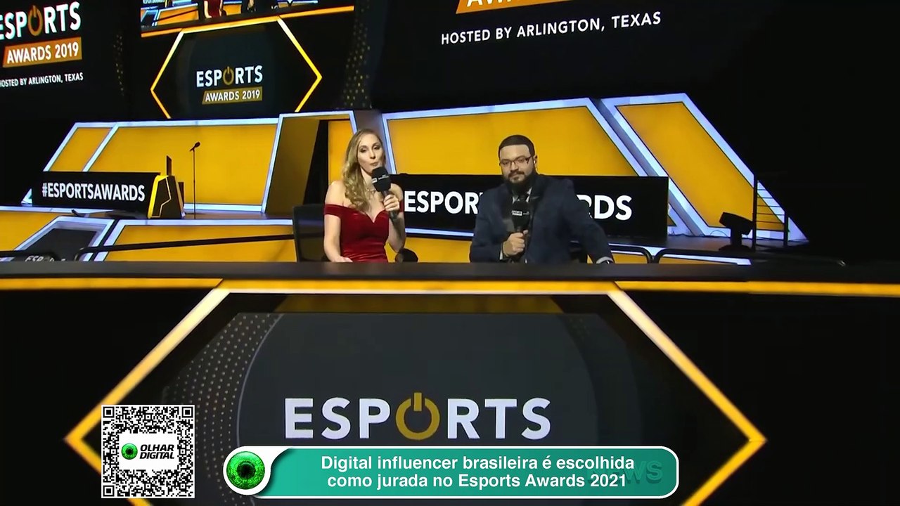 Digital influencer brasileira é escolhida como jurada no Esports Awards 2021-