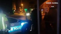 Alkollü sürücü polis ekiplerine zor anlar yaşattı