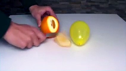 Portakalla balon patlatmak