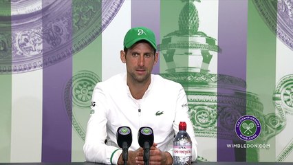 Download Video: Wimbledon 2021 - Novak Djokovic - -Roger Federer and Rafael Nadal are the reason I'm here today