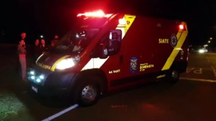 Jovem fica ferido ao cair de moto na marginal da PRc-467
