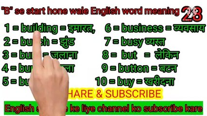 #gyan_available_short_28.  English to Hindi English word meaning // Hindi to English word