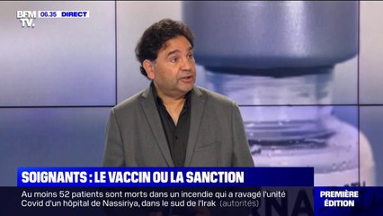 Pour le Pr Djillali Annane, l'annonce d'Emmanuel Macron va avoir "un impact majeur" sur la vaccination des soignants