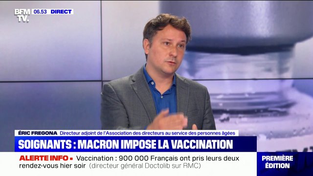 Covid-19: selon Éric Fregona, 40% des professionnels du secteur des services aux personnes âgées ne sont pas encore vaccinés