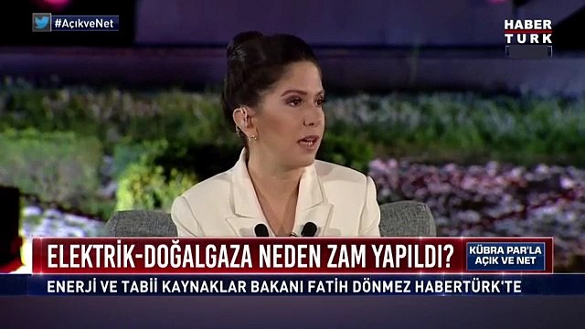 Elektrik ve doğal gaz zammının nedenini Bakan canlı yayında açıkladı