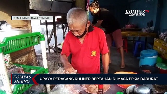 Upaya Pedagang Kuliner Bertahan di Masa PPKM Darurat