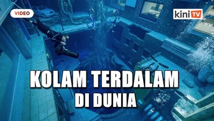 Kolam menyelam terdalam di dunia dibuka di Dubai