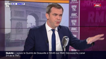 Pour Olivier Véran, "il y a une très grande différence" entre la vaccination obligatoire de tous les Français et le pass sanitaire