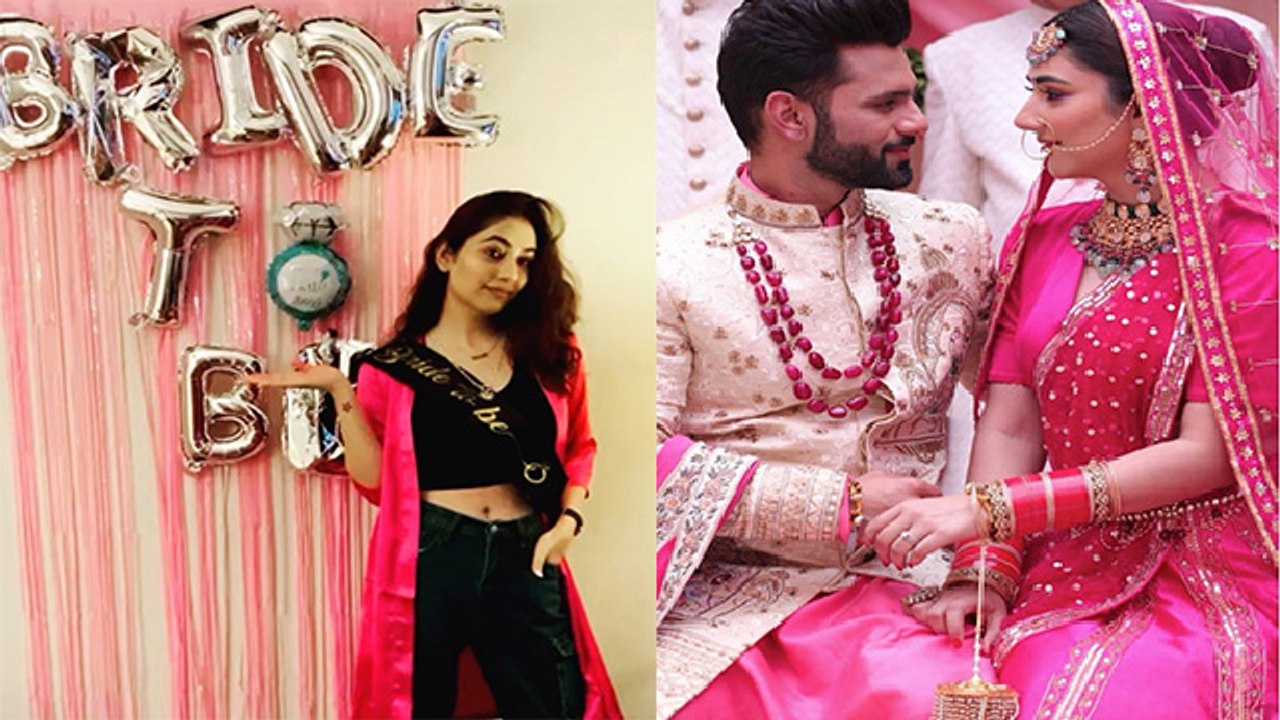 Disha Parmar का Bachelorette Party में Full मस्ती Video Viral। Disha Parmar Bridal Shower Video