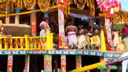 Behold The Sakala Dhupa Of Lord Jagannath On Nandighosha Chariot