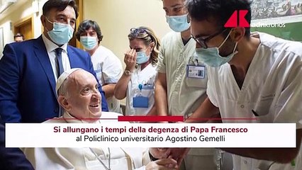 Papa, si allunga la degenza in ospedale