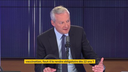 Pass sanitaire : "Soyons souples et compréhensifs pour les adolescents", plaide Bruno Le Maire